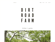 Tablet Screenshot of dirtroadfarm.com